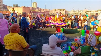 لعب ومرح وهدايا.. العيد أحلي في مراكز شباب فيصل وكبريت والتوفيق بالسويس