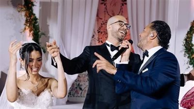 راغب علامة يحيي حفل زفاف نجل محمد مصيلحي رئيس الاتحاد|صور