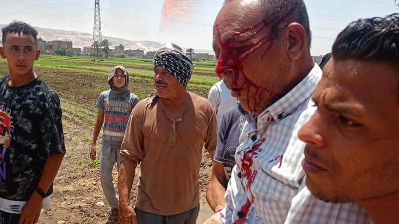 الموظف المصاب بسوهاج