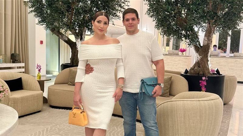 نسرين طافش وزوجها