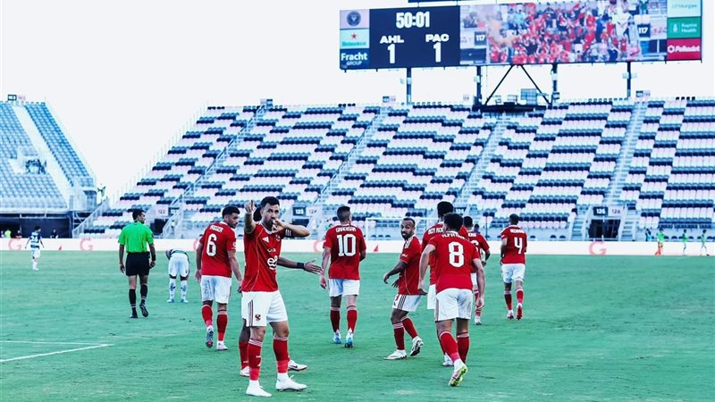 فريق الأهلي من مواجهة