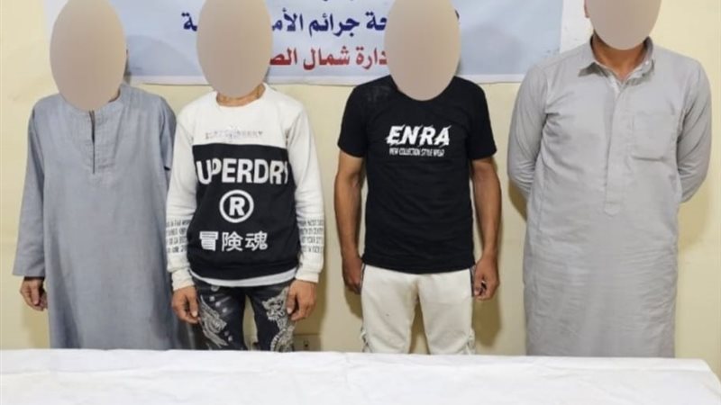 عدد من المتهمين 