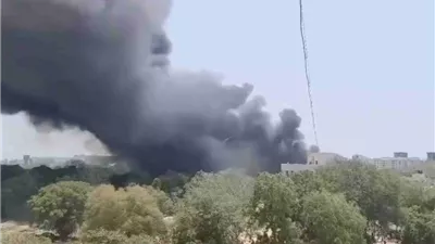 مصرع 40 راكبا على الأقل في حادث تحطم الطائرة الهدنية في أحمد أباد