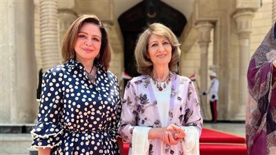 إلهام شاهين عقب لقائها شاهيناز إبراهيم: كل التحية لسيدة العراق الأولى