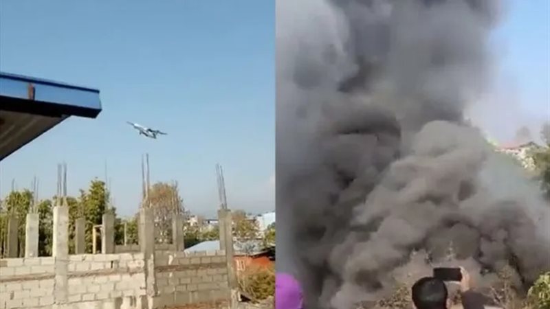 تحطم الطائرة الهندية