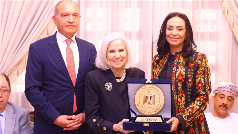 وزيرة التضامن خلال