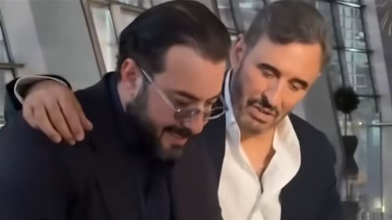 كاظم الساهر وابنه