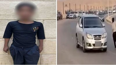 فيديو لطفل يلهو على محور مروري بالمقطم يثير الجدل.. والأمن يكشف مفاجأة