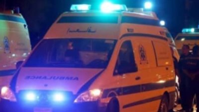 مصرع شخصين وإصابة 2 آخرين في حادث تصادم بطريق الخدمات بالبحيرة 