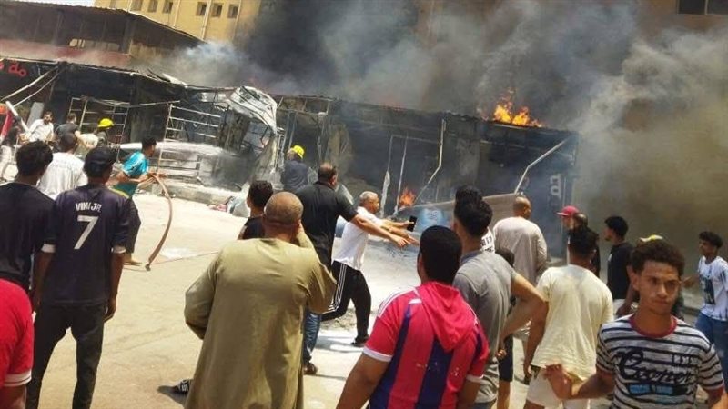 آثار الحريق