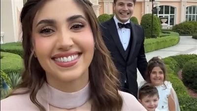 أنس وأصالة يخطفان الأنظار في زفاف شيرين بيوتي وأسامة مروة