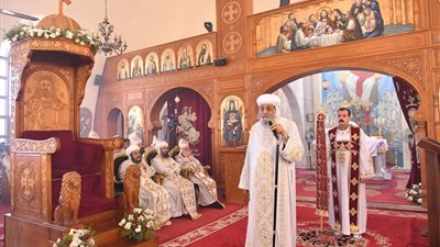 البابا تواضروس الثانى من العلمين: يرى المسيح فينا الإيمان بأعمال النعمة