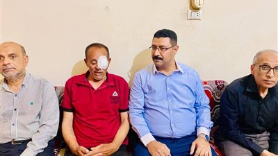 وكيل وزارة زراعة سوهاج الجديد يزور مسئول حماية الأراضي المعتدي عليه 