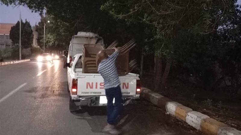 إعلاق مقاهي بقنا
