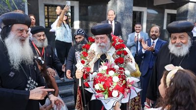 تجليس الأنبا «إيلاريون» أسقفًا لإيبارشية البحيرة في مراسم كنسية مهيبة