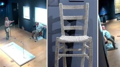 سائح يتسبب في كسر كرسي فان جوخ عن طريق الخطأ..حادثة تثير الجدل 