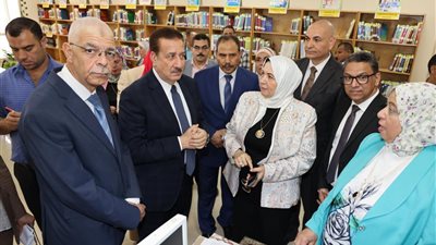 محافظ المنوفية ورئيس الجامعة يفتتحان المعهد الفني للتمريض