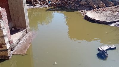 مياه الصرف تغرق 8 منازل بنجع العرب بسوهاج.. وشركة المياه تدخل لإنقاذ الأهالي