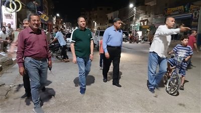 جولة ميدانية بالفيوم لمتابعة الالتزام بتوقيت غلق المحال التجارية