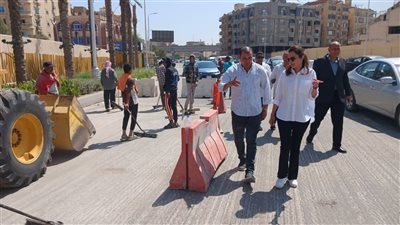 نائب محافظ الجيزة تتفقد موقع حادث الجزيرة الوسطى بطريق مصر الإسكندرية
