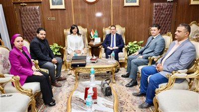 محافظ المنوفية يستقبل السفيرة نبيلة مكرم على لإطلاق مبادرة «إيد واحدة»