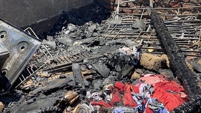 حريق يلتهم حشائش جافة أمام عمارة سكنية بالأقصر دون إصابات