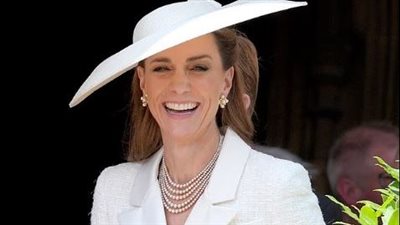 عودة ملكية بإطلالة ساحرة أنيقة.. كيت ميدلتون تتألق في حفل وسام الرباط 