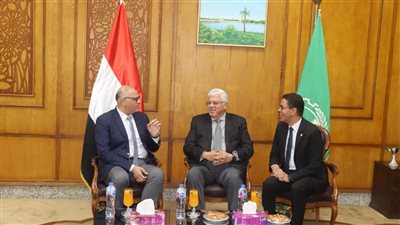 محافظ القليوبية يستقبل وزير التعليم العالي على هامش تطوير وتفعيل مؤسسات جامعية