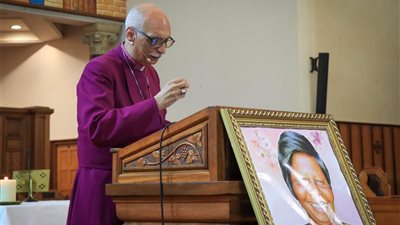 بحضور رئيس الأساقفة.. الكنيسة الأسقفية تودع 