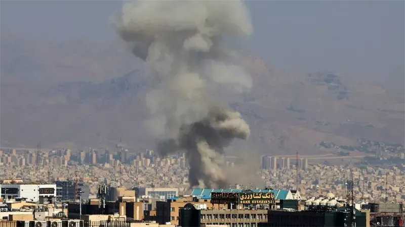 انفجار وسط طهران