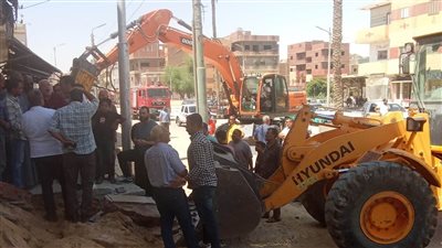 محافظة الإسماعيلية تواصل حملات إزالة التعديات وتنفيذ 29 إزالة بمركز فايد 