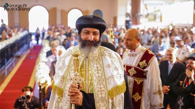 الكنيسة الأرثوذكسية تشهد تجليس الأنبا مينا أسقفًا على إيبارشية برج العرب