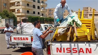 جهاز العبور يشن حملات مكثفة لإزالة الإشغالات وتحسين المظهر الحضاري