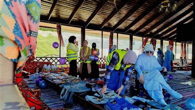 يوم الفرحة.. احتفالية لرسم البهجة على وجوه ذوي الهمم بقرية تونس بالفيوم