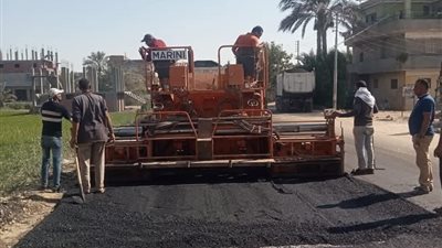 بتكلفة 13 مليون جنيه.. محافظ الشرقية يتابع أعمال رصف طريق الحلمية /بحطيط