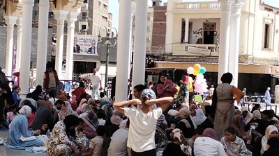 إقبال كثيف من المريدين على ضريح السيد البدوي بطنطا رغم ارتفاع الحرارة