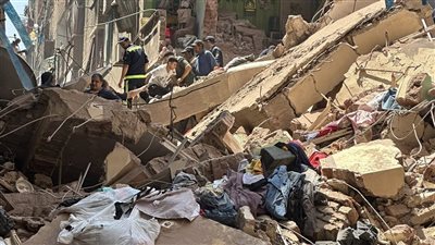 ارتفاع عدد وفيات ضحايا عقارين المنهارين بحدائق القبة (تفاصيل)