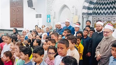 وسط حفاوة بالغة..أوقاف الدقهلية تواصل فعاليات لقاء الجمعة للطفل بمسجد جاويش 