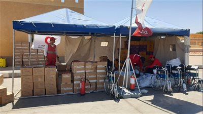 الهلال الأحمر يستعرض جهوده في دعم 62 جنسية من ضيوف مصر