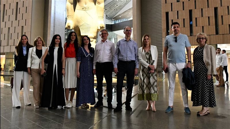 جانب من الزيارة 