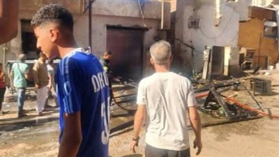 السيطرة على حريق بمحلين تجاريين في قرية أبو سلطان بالإسماعيلية