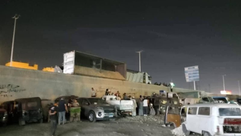 آثار الحادث
