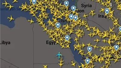 اضطراب حركة الطيران في الشرق الأوسط مع تصاعد التوترات بين إيران وإسرائيل