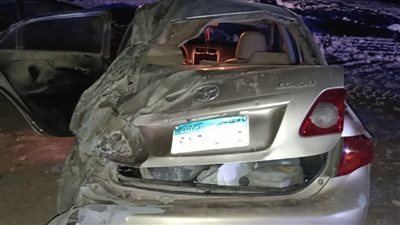 4 إصابات في حادث انقلاب سيارة بطريق العين السخنة             