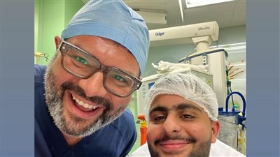 أحمد السقا يطمئن الجمهور على حالة نجله حمزة بعد خضوعه لعملية جراحية 