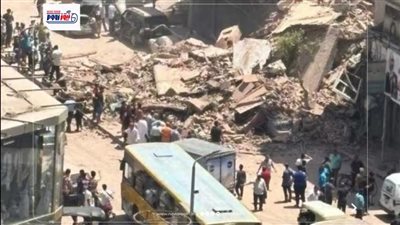 بدون إصابات أو وفيات.. تفاصيل انهيار عقار شبرا وإنقاذ سيدة ونجلها