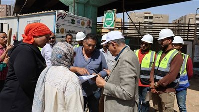 محافظ المنيا يتابع أعمال إنشاء السوق الحضاري بمنطقة الحبشي