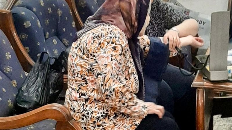 جانب من القافلة الطبية