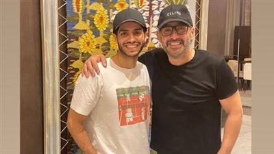 مينا مسعود يزور أحمد السقا.. والأخير: سعدت باستقبالك بين عائلتي 