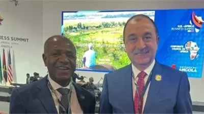 تفاصيل لقاء وزير قطاع الأعمال بنائبة رئيس أنجولا وعددا من الوزراء الأفارقة 